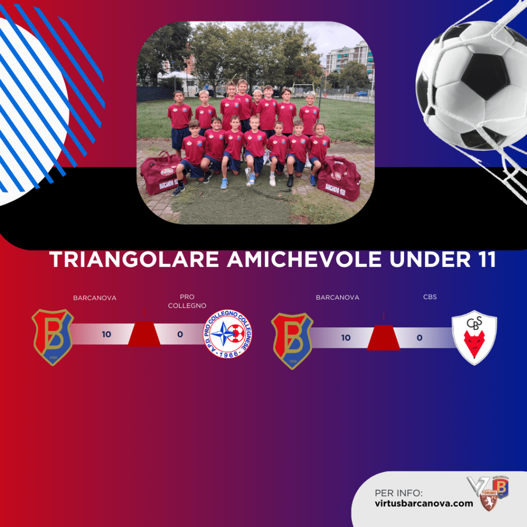 TRIANGOLARE AMICHEVOLE UNDER 11 Min