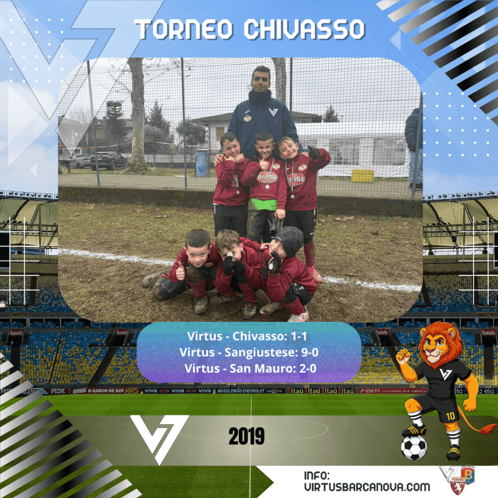 2019 Torneo Chivasso Virtus Chivasso 1 1 Virtus Sangiustese 9 0 Virtus San Mauro 2 0