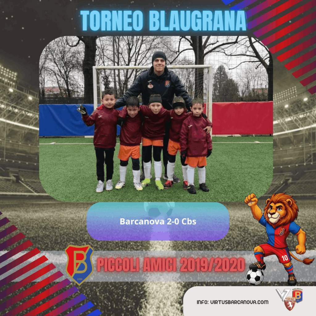 ICCOLI AMICI 20192020 Torneo Blaugrana Barcanova 2 0 Cbs