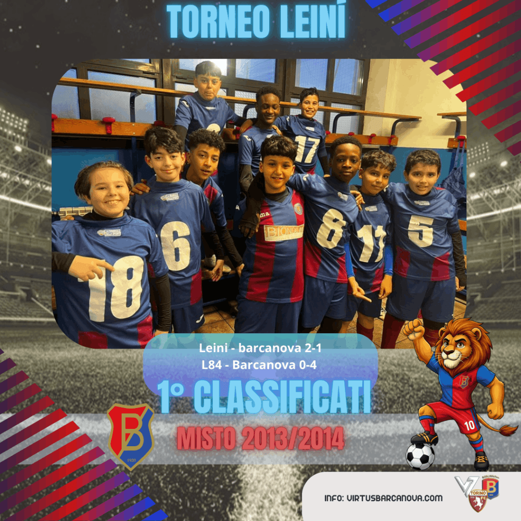 TORNEO LEINI MISTO 20132014 Mister Salmasi Mattia Leini Barcanova 2 1 L84 Barcanova 0 4