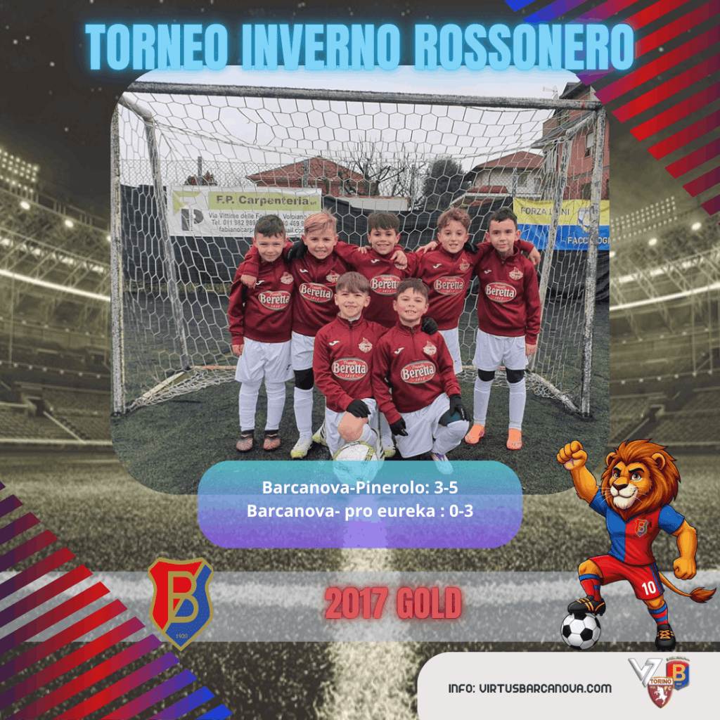 Torneo Inverno Rossonero Cbs 2017 Gold Barcanova Pinerolo 3 5 Barcanova Pro Eureka 0 3