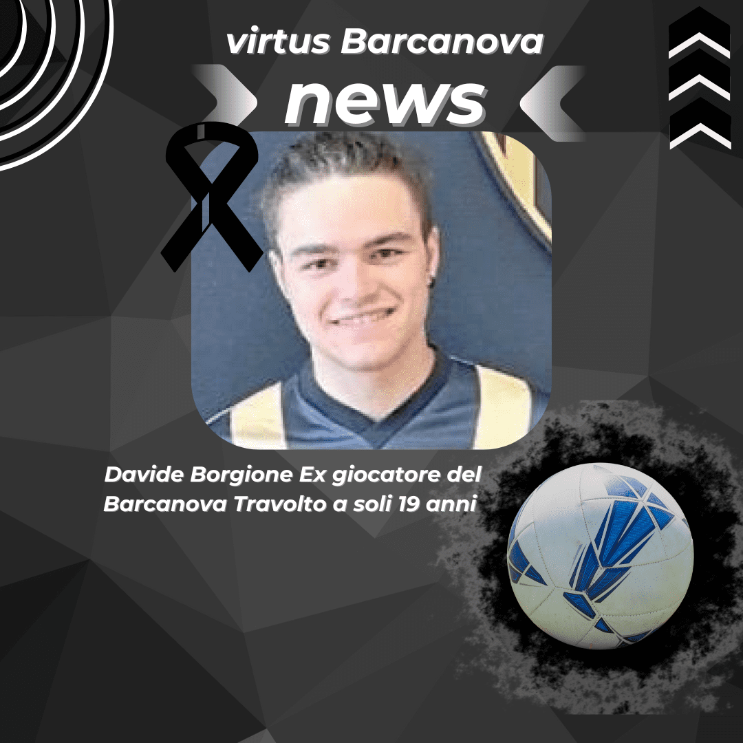 Davide Borgione ex giocatore del barcanova ucciso a 19 anni travolto da un’auto pirata
