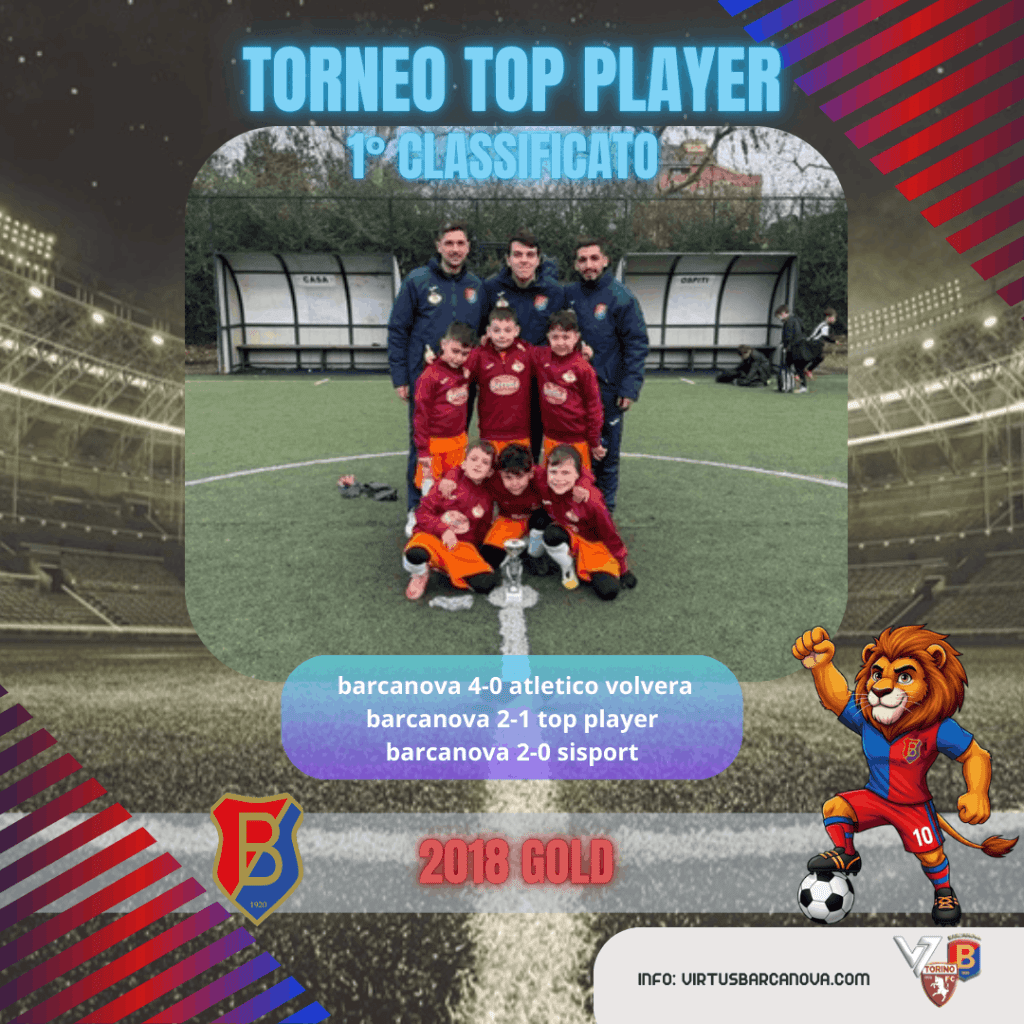 BARCANOVA 2018 GOLD ❤️💙 Torneo Top Player Barcanova 4 0 Atletico Volvera Barcanova 2 1 Top Player Barcanova 2 0 Sisport Risultato Finale Primo Classificato