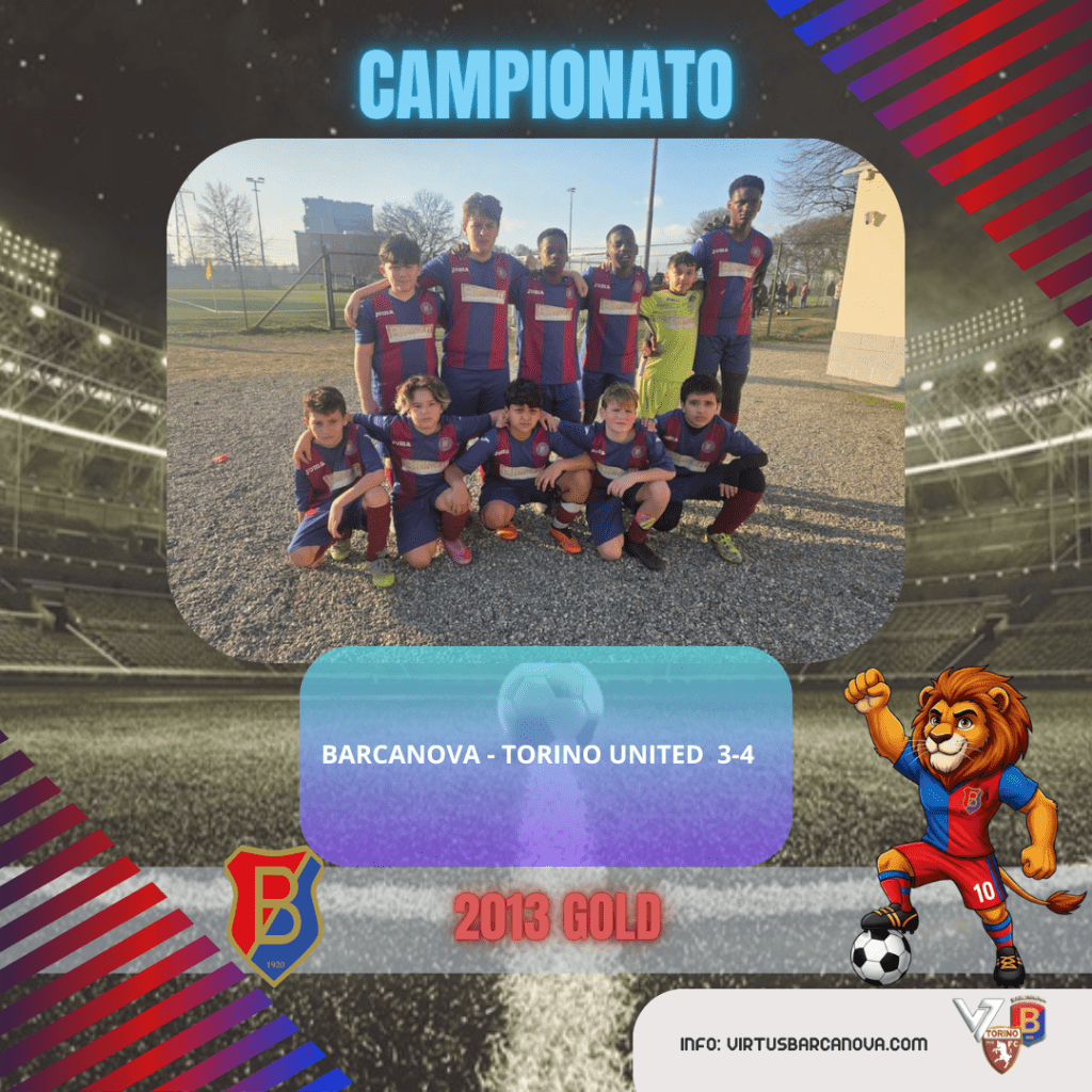 GRUPPO 2013 GOLD BARCANOVA TORINO UNITED 3 4