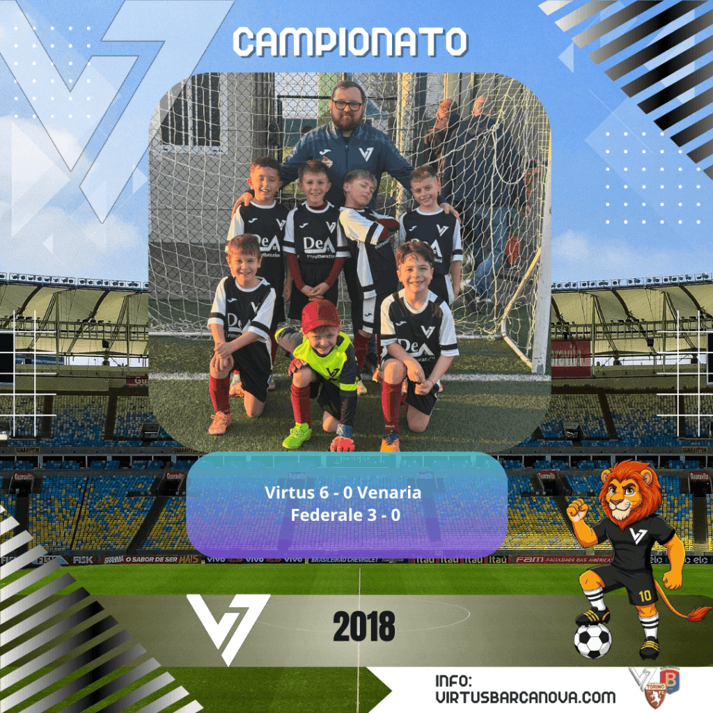 Stefani 2018 Campionato Virtus 6 0 Venaria Federale 3 0