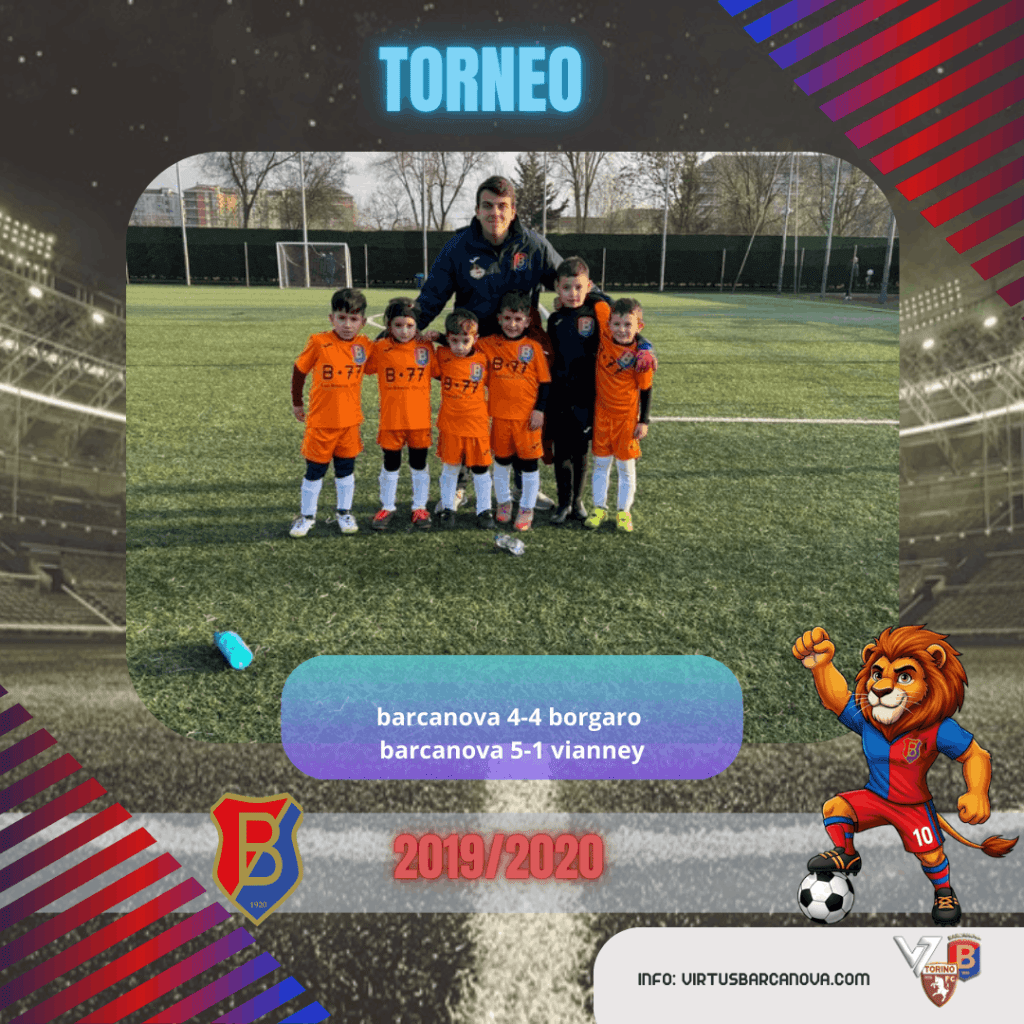 TORNEO 20192020 💙❤️ Barcanova 4 4 Borgaro Barcanova 5 1 Vianney
