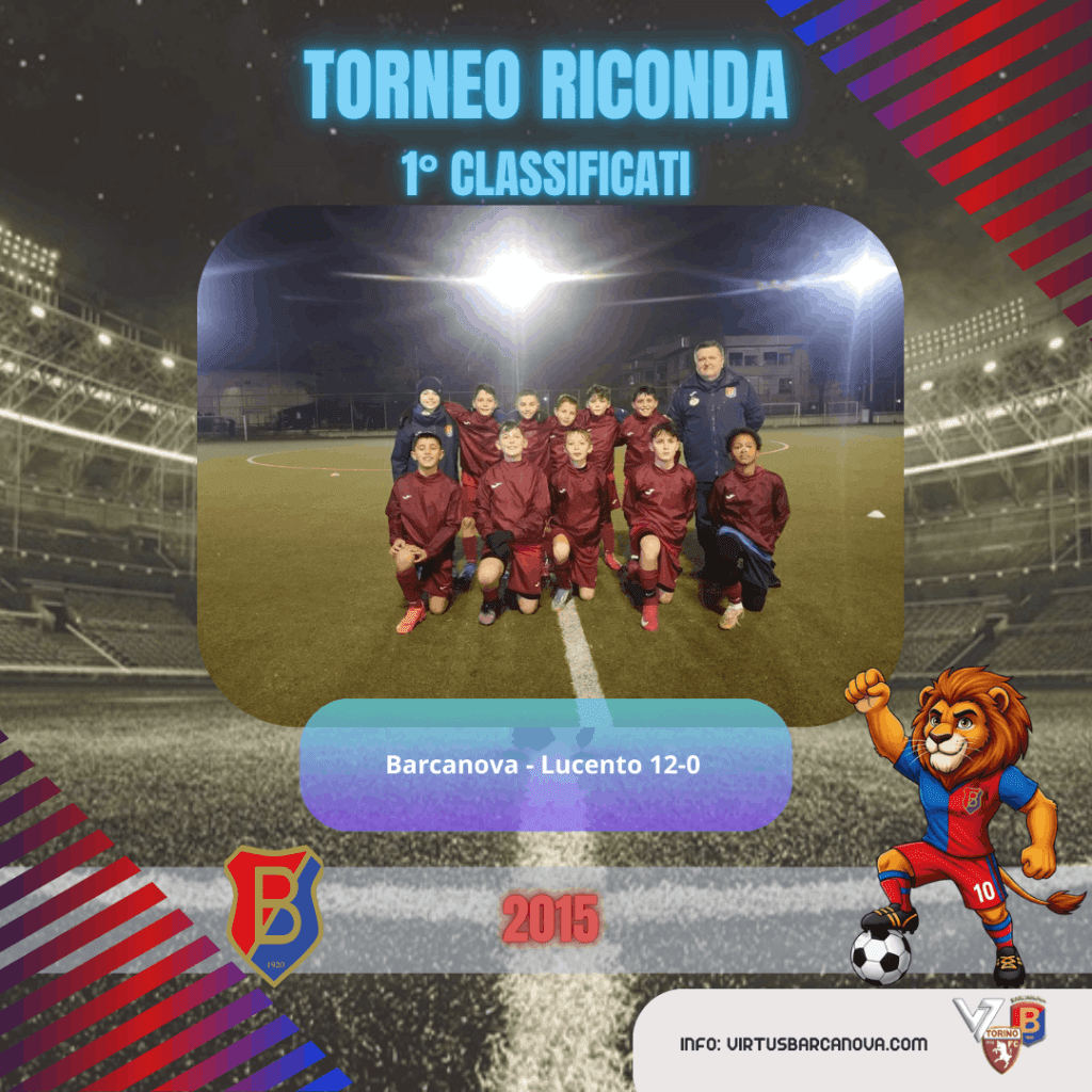 Torneo Riconda 2015 Barcanova Lucento 12 0