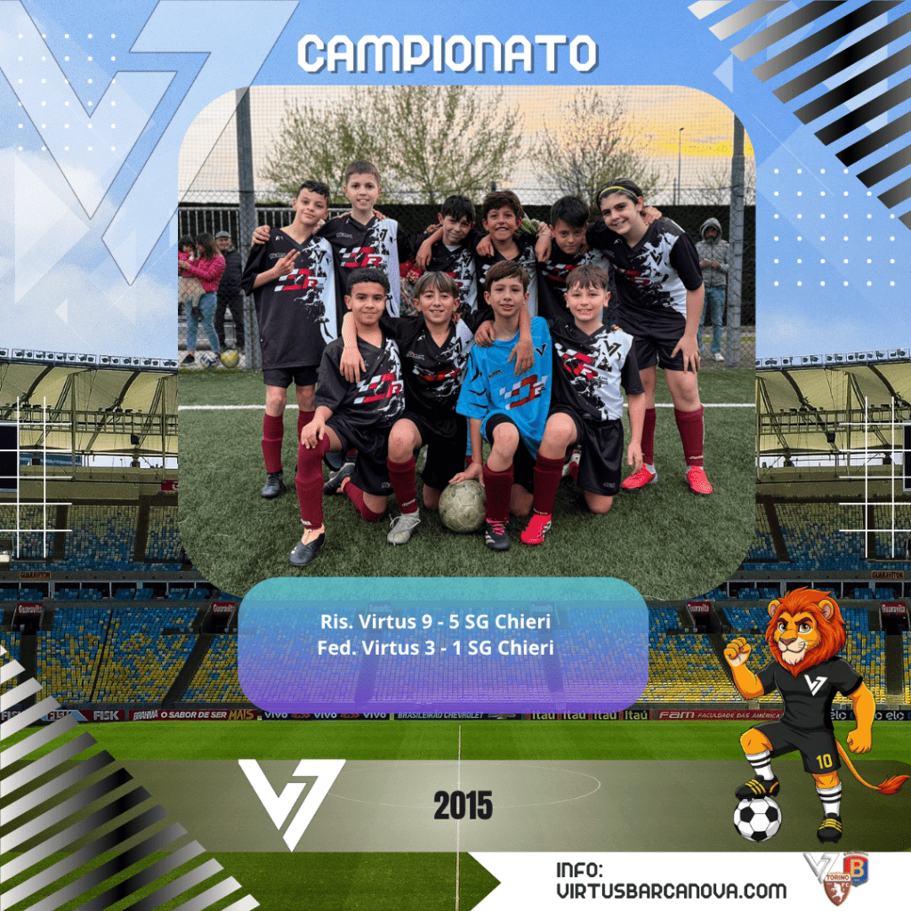2015 Gir. D Ris. Virtus 9 5 SG Chieri Fed. Virtus 3 1 SG Chieri