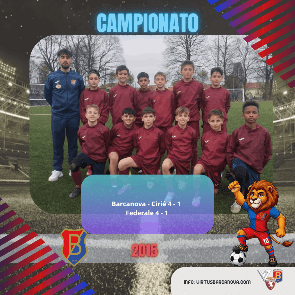 2015 Girone I Barcanova Cirie 4 1 Federale 4 1