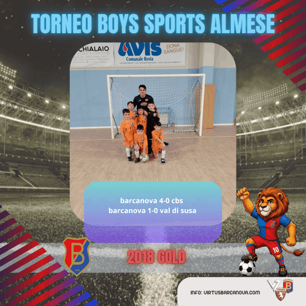 2018 GOLD ❤️💙 Torneo Boys Sports Almese Barcanova 4 0 Cbs Barcanova 1 0 Val Di Susa