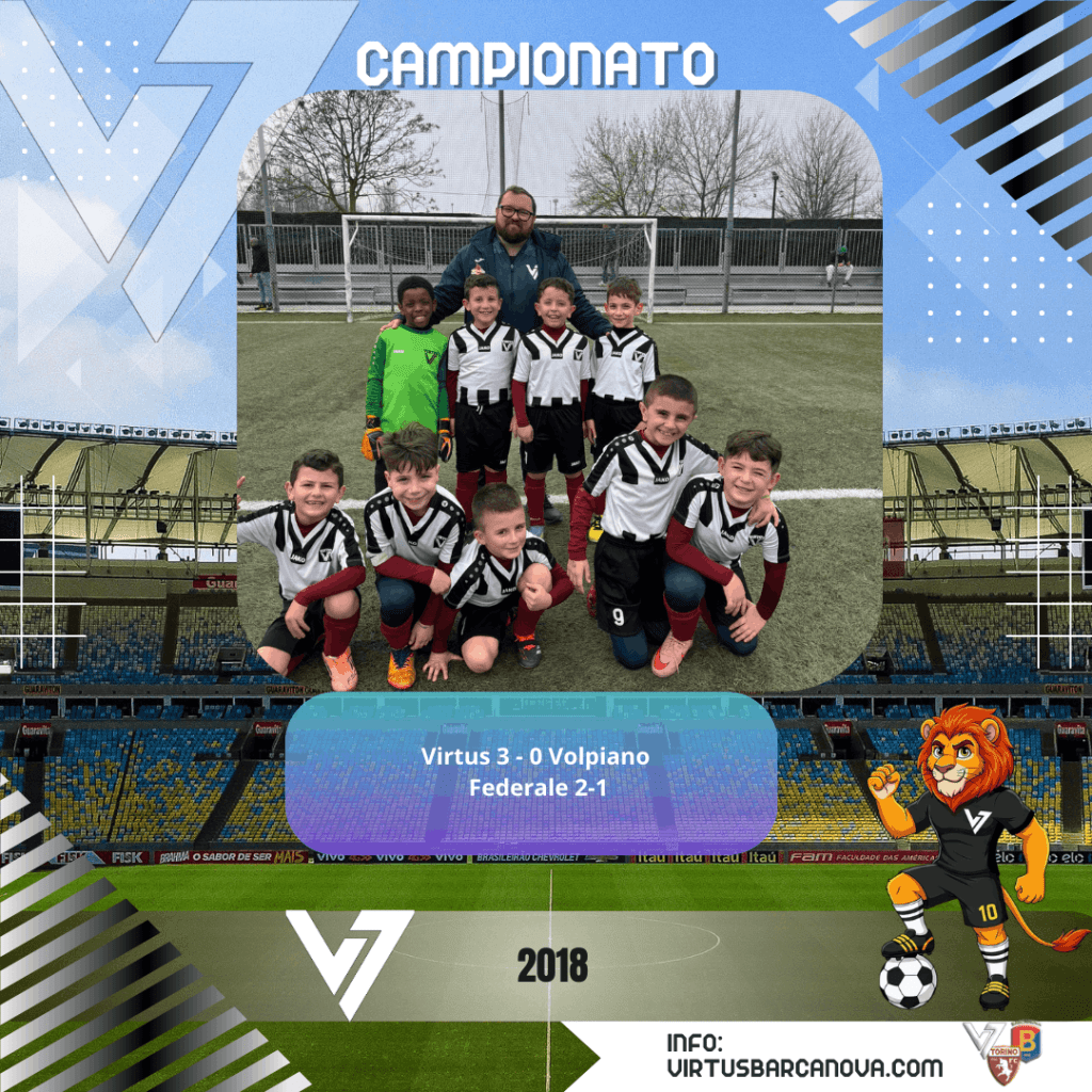 2018 Campionato Virtus 3 0 Volpiano Federale 2 1