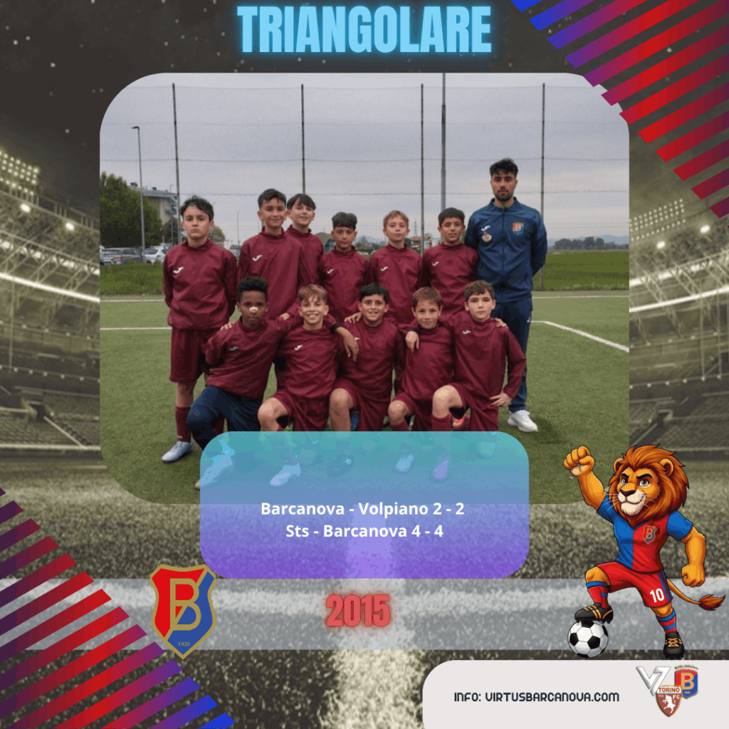2015 Triangolare Con Sts E Volpiano Barcanova Volpiano 2 2 Sts Barcanova 4 4