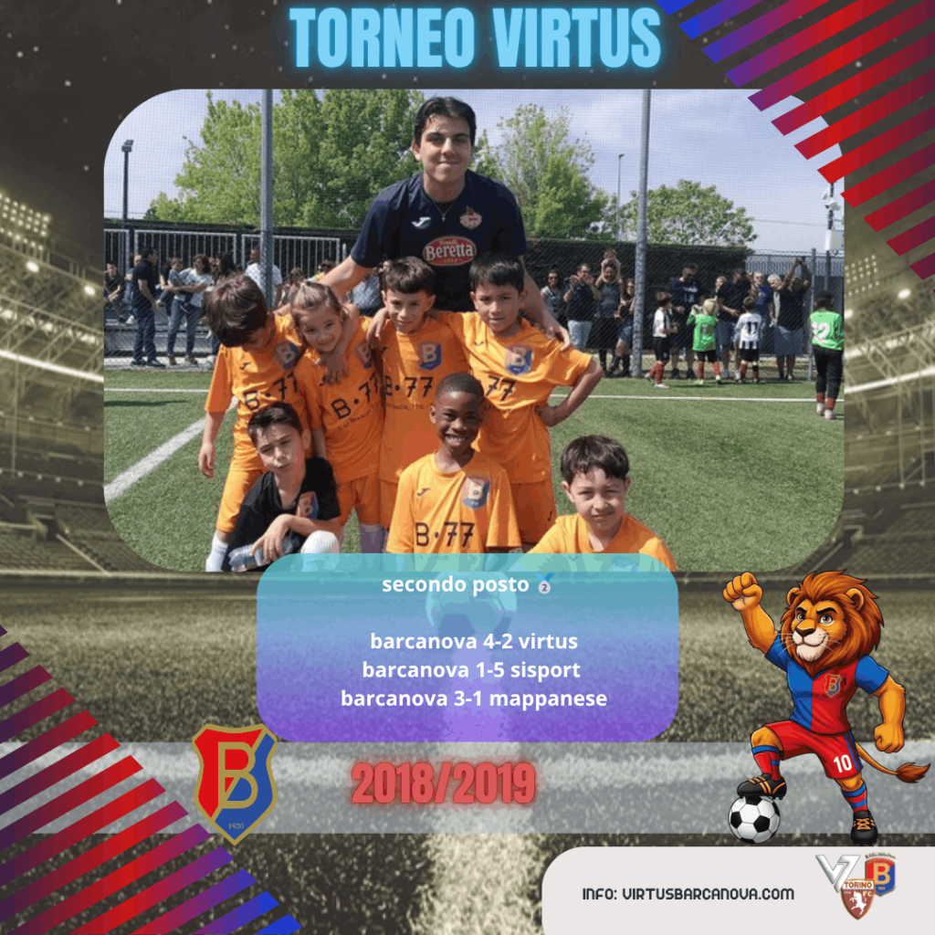 20182019 ❤️💙 Torneo Virtus Secondo Posto 🥈 Barcanova 4 2 Virtus Barcanova 1 5 Sisport Barcanova 3 1 Mappanese