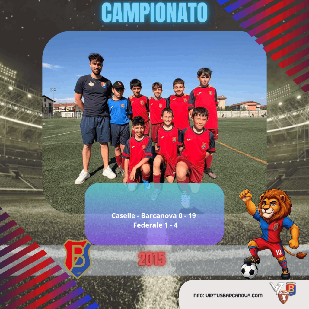 Campionato 2015 Girone I Caselle Barcanova 0 19 Federale 1 4