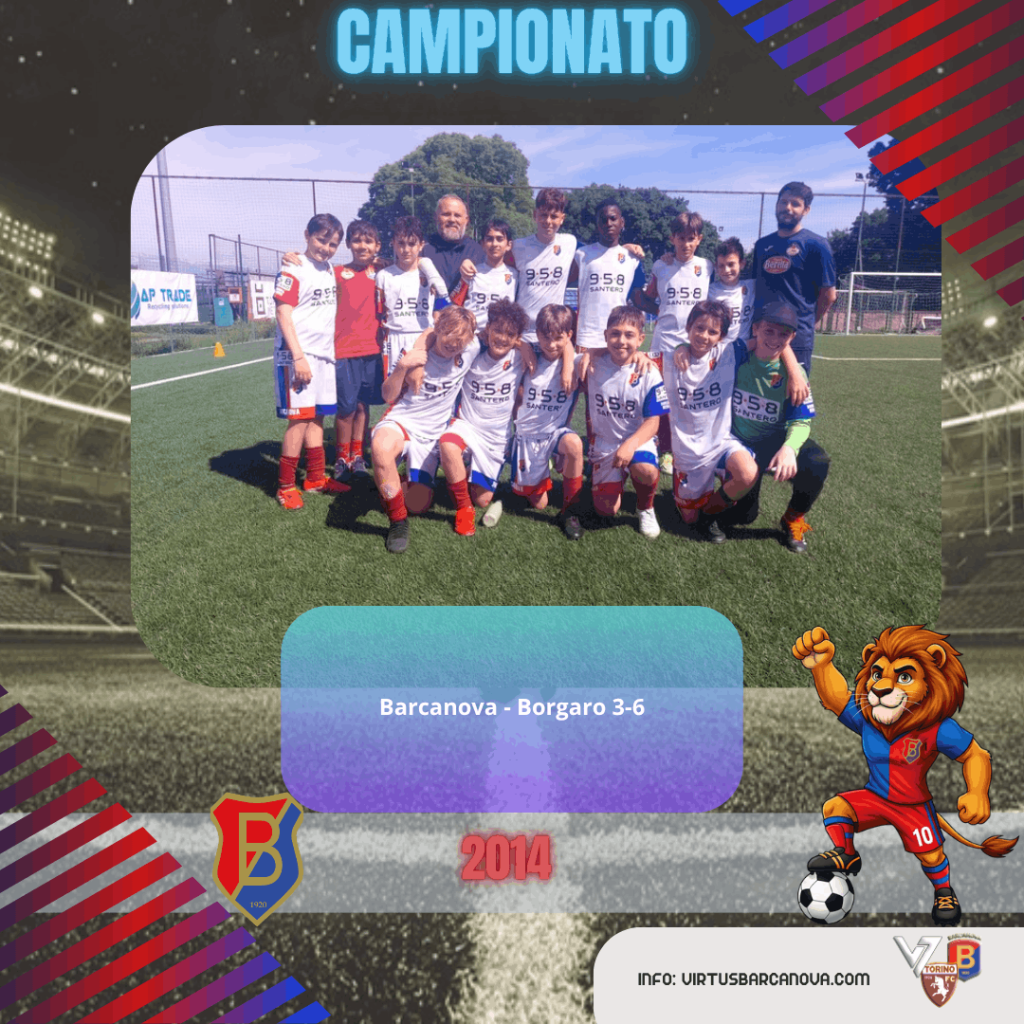 Campionato Esordienti 2014 Barcanova Borgaro 3 6