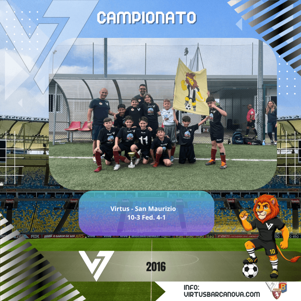 Pulcini 2016 Gir. I Virtus San Maurizio 10 3 Fed. 4 1