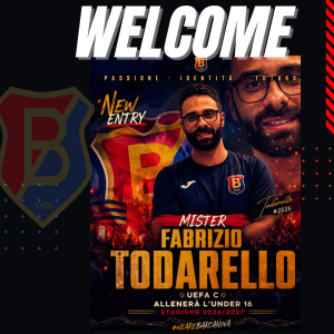 Fabrizio Todarello è il nuovo allenatore dell’Under 16 Barcanova per la stagione 2026/2027