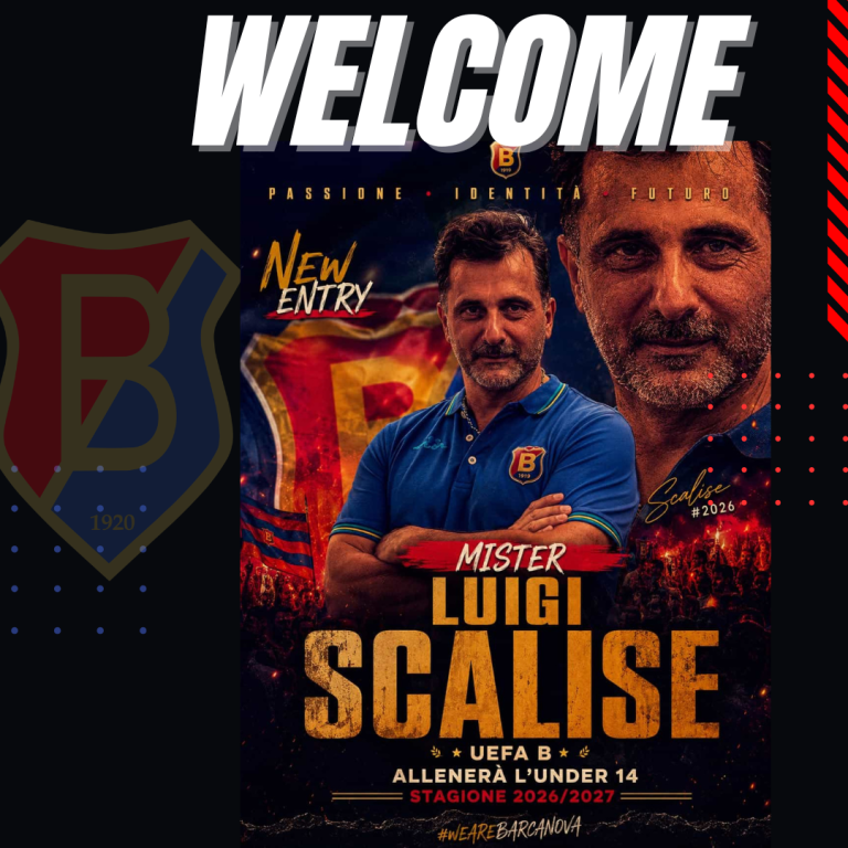 Luigi Scalise è il nuovo allenatore dell'Under 14 Barcanova per la stagione 2026/2027